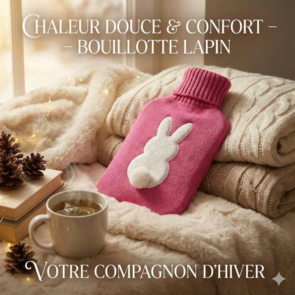 Bouillotte 2L Pull Lapin - Shoop's