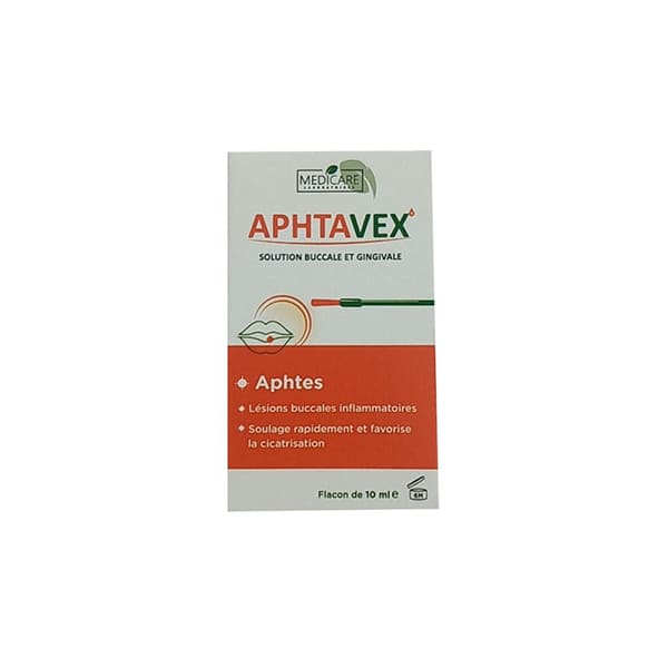 APHTAVEX Solution Buccale Et Gingivale 10Ml