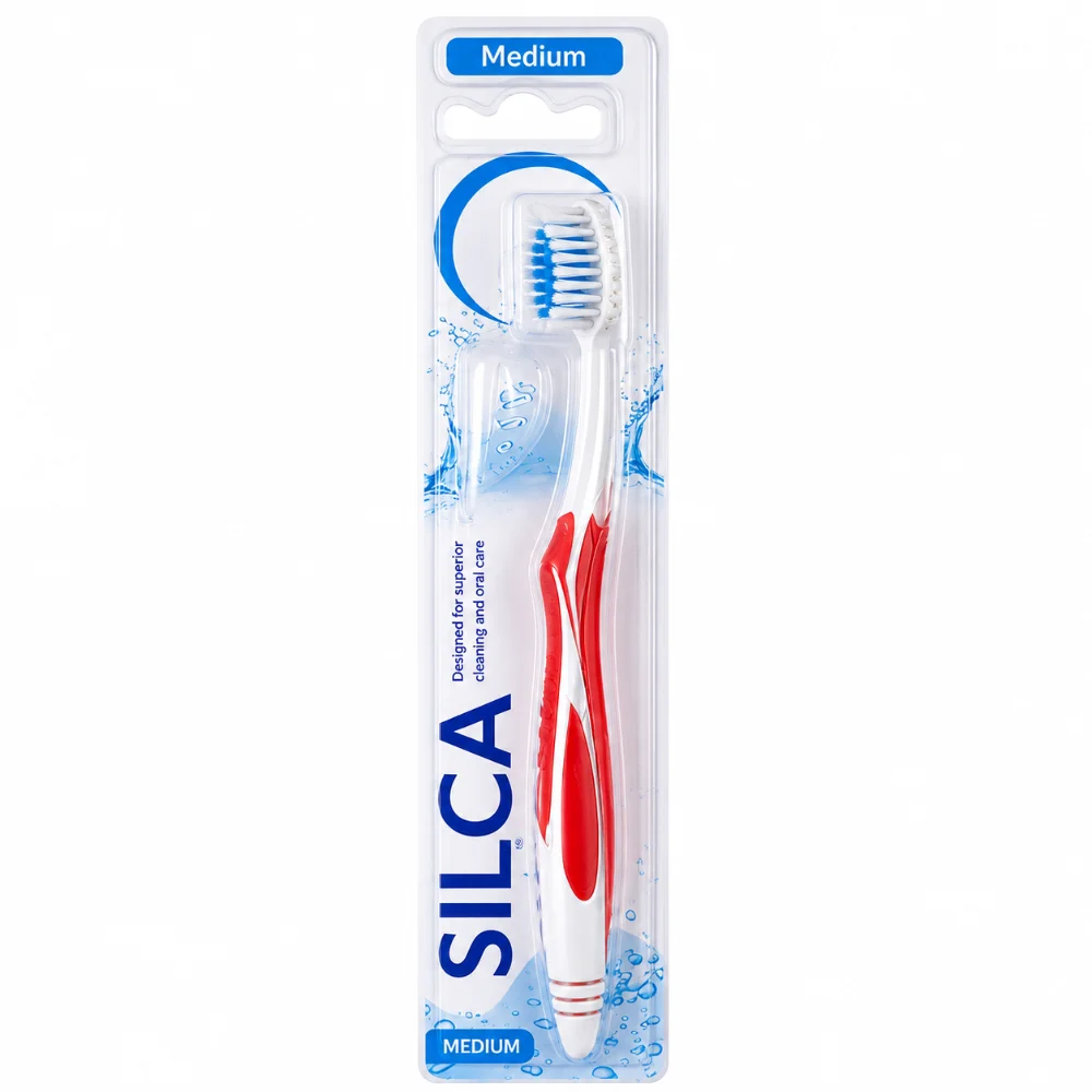 BROSSE A DENTS SILCA MEDIUM ANTI PLAQUE