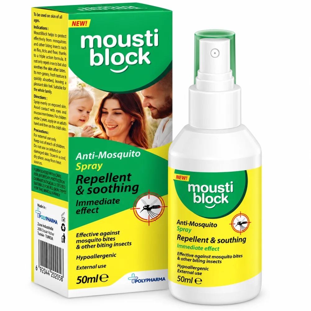 MOUSTIBLOCK SPRAY ANTI MOUSTIQUES 50ML