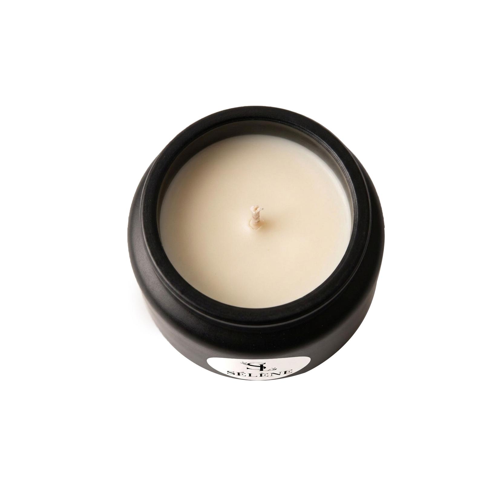 SELENE Bougie Pot Noir