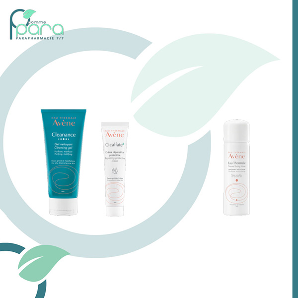 AVENE PACK Gel Nett + Cicalfate Crème+Eau Thermale