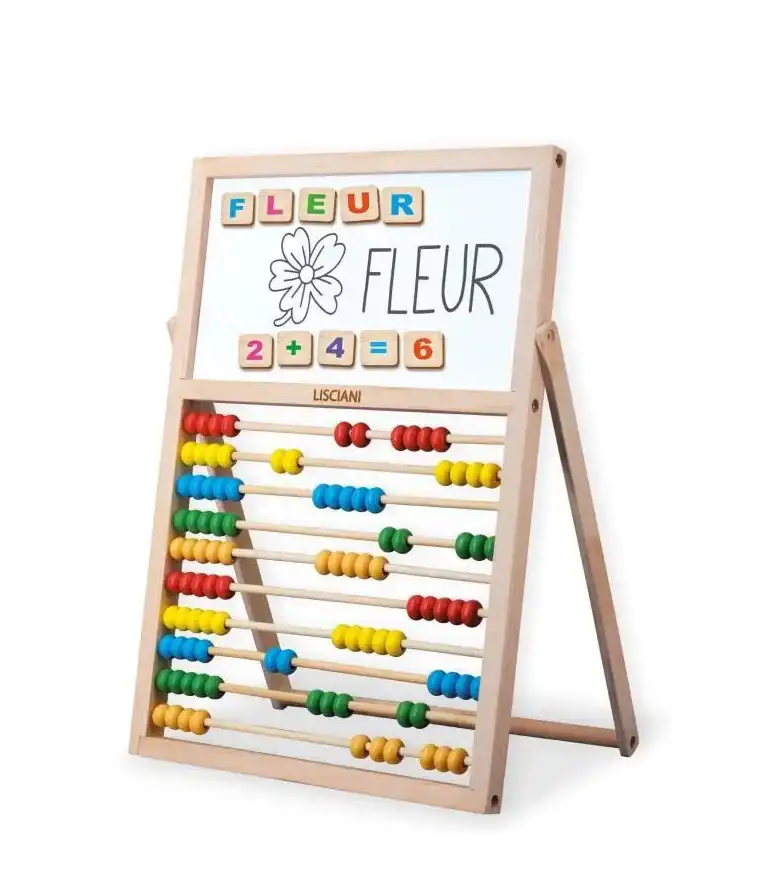 jouet :petit Tableau Double Face Lettres et Chiffres Magnétiques
